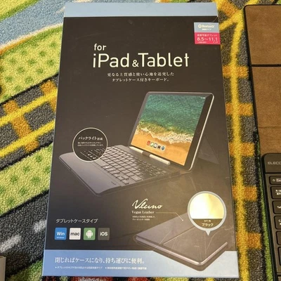 ELECOM TK-CAP03BK Bluetooth Keyboard Used - Image 1 of 4