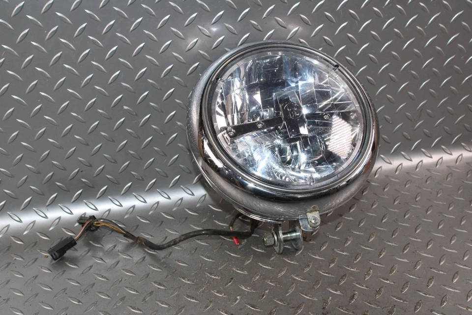 *NOTE* 08-17 Heritage Softail Classic FLSTC Chrome Headlight Headlamp OE WTY WTY Foto 1 de 4
