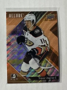 2024-25 Upper Deck Allure - Trevor Zegras #11 Orange Slice - Picture 1 of 2