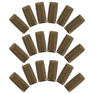  100 pezzi di borchie di rame in metallo di forma rettangolare, rivetti punk, - Immagine 1 di 4