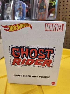 SDCC 2022 Mattel Hot Wheels Ghost Rider with Motorcycle Vehicle Marvel Brand New - Image 1 of 4