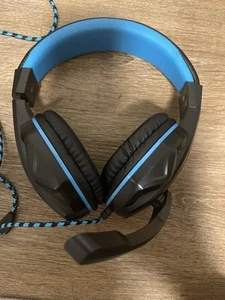 Ovann Gaming Headphones In Blue Pre-owned With Volume Control - Picture 1 of 5