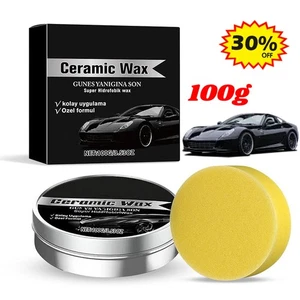 Car Wax 100g Soft Paste Wax Ceramic WaxCream, Car CoatingPolishing Wax 2025 - Picture 1 of 17