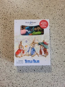 The World of Peter Rabbit Beatrix Potter Storybook W/4 Figurines Sealed Gift NEW - Picture 1 of 10