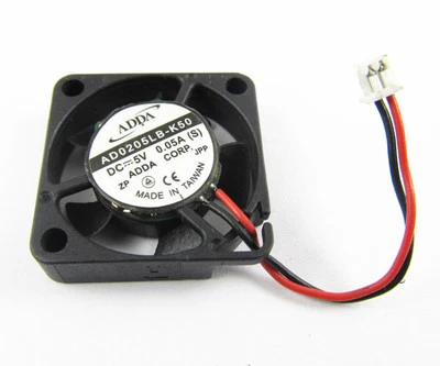 3pcs ADDA Ball Bearing MINI DC fan AD0205LB-K50 5V 0.05A 25x25x6mm 25mm 2506 - Image 1 of 2