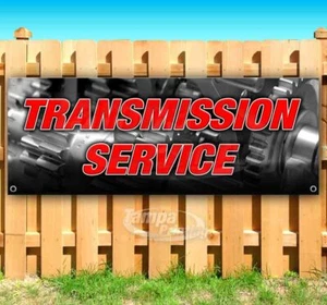TRANSMISSION SERVICE Advertising Vinyl Banner Flag Sign Many Sizes MECHANIC - Picture 1 of 6