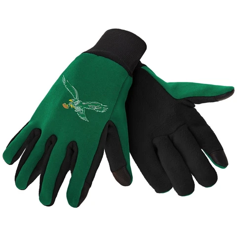 New FOCO texting gloves with Philadelphia Eagles retro logo, one size fits most Cover