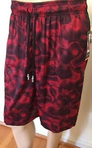 NWT AND 1 AND1 Basketball Shorts 11" Inseam Post Up Shorts Blue Red Gray Men