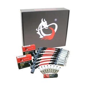 Dragon Fire Performance Ignition Tune Up Kit Spark Plug Wire Set & Iridium Sp... - Picture 1 of 4