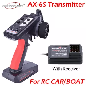 AUSTAR AX6S 2.4G 4CH Radio Remote Control Transmitter with Receiver For RC Car - Picture 1 of 22