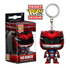 Mighty Morphin Power Rangers Movie Red Ranger Pocket Pop Vinyl Keychain Toy NEW