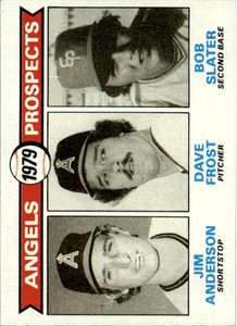 1979 Topps #703 Jim Anderson RC Dave Frost RC Bob Slater RC - NM