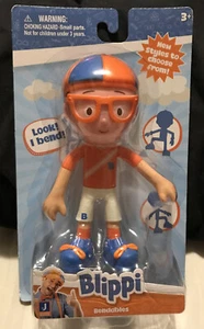 NEW! SEALED! 2021 BLIPPI Bendables soccer player! Action Figure new style! Toy - Picture 1 of 3