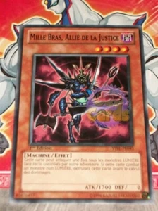 Carte Yu Gi Oh MILLE BRAS, ALLIE DE LA JUSTICE STBL-FR093 x 3 - Picture 1 of 1