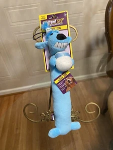Multipet 12-Inch Happy Birthday Loofa Dog Toy - Picture 1 of 4