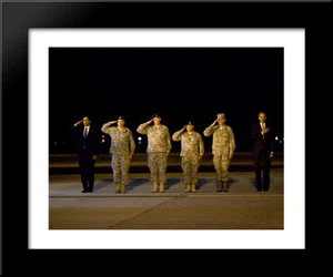 President Barack Obama attends a ceremony at Dover Air Force Base - Picture 1 of 1