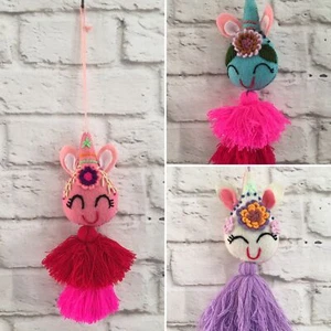 Handgefertigte mexikanische Einhorn Bommel Quaste - Pompones Mexicanos - Bild 1 von 2