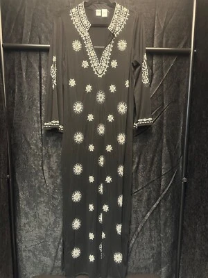 透明刺绣沙滩长衫 — 第 1/4 张图片