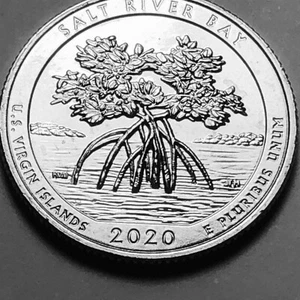 D 2020 Islas Vírgenes de los Estados Unidos Salt River Bay serie ATB FRM como nuevo envío gratuito - Imagen 1 de 4