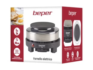 FORNELLO ELETTRICO PIASTRA ELETTRICA REGOLABILE 5 POT. 500W PIASTRA D.10 BEPER - Foto 1 di 5