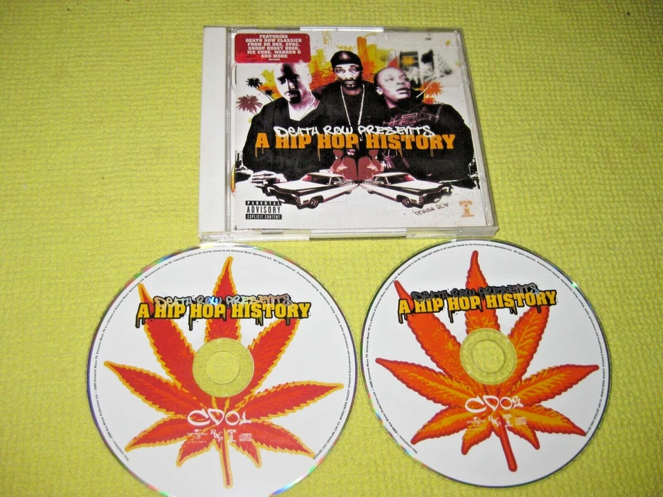 Death Row Presents A Hip Hop History 2 CD Album Dr. Dre & Snoop Doggy Dogg - Image 1 of 1
