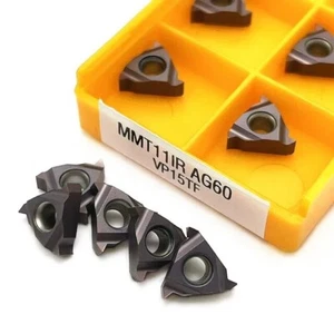 10 Stck. MMT 11IR AG60 VP15TF Drehmaschine Hartmetalleinsatz Innengewinde - Bild 1 von 2