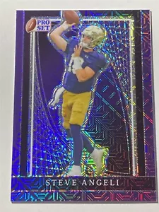 STEVE ANGELI irish 2024 Leaf Pro Set Metal #125 Mojo Purple 1/6 (U9) - Picture 1 of 2