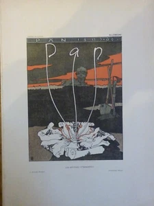 1896 The Foreign Posters Sattler Germany 1 Lithograph - Picture 1 of 2