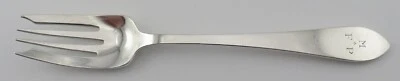 Tiffany & Co. Sterling 6 3/4" Salad Fork Queen Anne Mono MFP - #8696 - Image 1 of 4