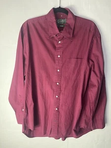 Gitman Bros Dress Shirt Men Long Sleeve Classic Button-Up XL - Picture 1 of 8