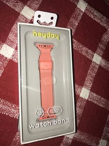 Heyday Apple Watch Band Metal Mesh Coral 38/40mm Fits 130mm To 200mm Wrists New - Picture 1 of 10