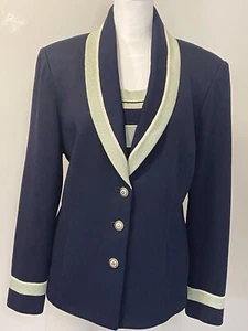 Gorgeous St John Collection By Marie Gray 3 Piece Skirt Suit,size 12.Pre Owned. - Picture 1 of 16
