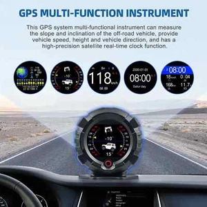X95 Head Up Display GPS HUD Slope Meter Car Accessories HUD Auto Electronic S... - Picture 1 of 9