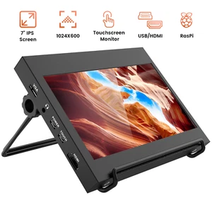 Kleiner Raspberry Pi 5 Bildschirm 7 Zoll HDMI Monitor IPS Touchscreen PC Display - Bild 1 von 9
