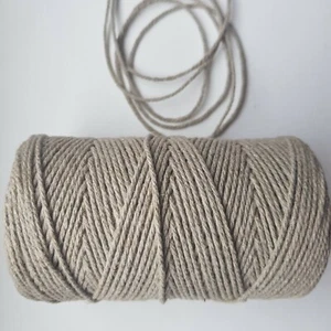 Linen&Cotton Cord 2 mm/50 m of High Quality Yarn Tools for Crafts Macrame - Picture 1 of 13