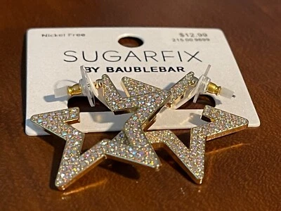 Pendientes Sugarfix de BaubleBar "Wish Upon A Star" - Color Dorado Foto 1 de 4