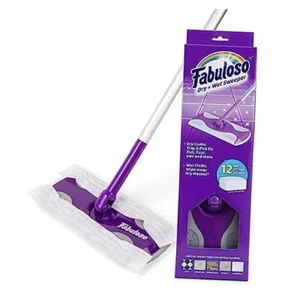 Dry and Wet Sweeper with Bonus 12 Dry Cleaning One Size Dry & Wet Sweeper - Picture 1 of 7