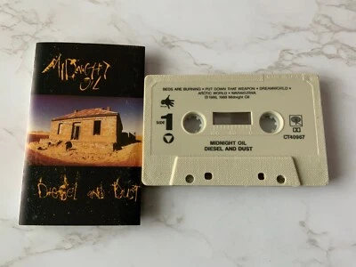 Midnight Oil Diesel And Dust CASSETTE Tape 1987 Columbia FCT 40967 Dreamworld - Image 1 of 3