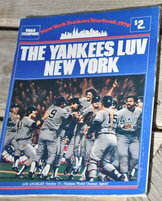 1979 New York Yankees Yearbook WORLD SERIES CHAMPIONS Unmarked vintage MLB - Image 1 of 4