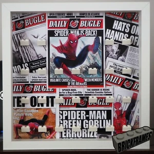 Display frame / case to display Lego Daily Bugle minifigures from set 76178 - Picture 1 of 1