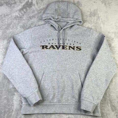 Baltimore Ravens Hoodie Adult Medium Nike NFL Team Apparel Sweater Long Sleeve Cover