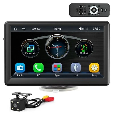 MONITOR 7 POLLICI AUTO CARPLAY ANDROID AUTO PORTATILE TOUCH UNIVERSALE BT USB - Immagine 1 di 4