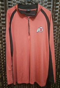 Herren Kolosseum rot Utah Utes Viertel-Reißverschluss Top Größe 3XL - Bild 1 von 6