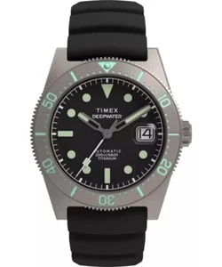 New Timex Deepwater Reef 200 Titanium Automatic 41mm Dive Watch TW2W73800 - Picture 1 of 5