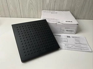 Delta RP50841 2,5 GPM 8"W Einzelfunktion Duschkopf - Limitiert - Schwarz - Bild 1 von 8
