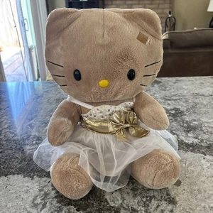 SELTEN Hello Kitty Build A Bear hellbraun versenkt Plüsch BAB OHNE SCHLEIFE 16 Zoll - Bild 1 von 9