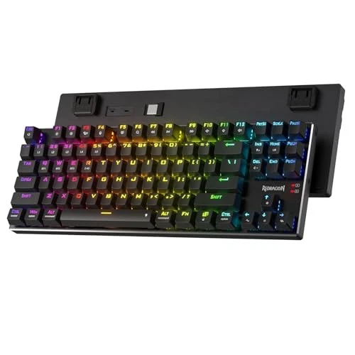 Redragon K660RGB-PRO Mechanical Keyboard, 80% 87, RED SWITCH - BLACK - Image 1 of 4