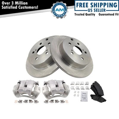 Rear Brake Calipers Ceramic Pads & Rotors Fits 2012-2017 Toyota Prius V Foto 1 de 4