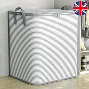 Closet Clothes Organizer Large Capacity Non-Woven for Blankets Clothes Sweaters - Picture 1 of 15