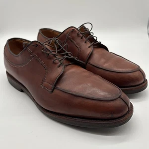 Allen Edmonds Stockbridge Gr. 10,5 D geteilte Zehenpartie Schnürung hellbraun - Bild 1 von 14